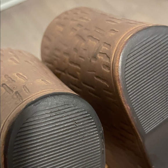 Metro Women's Brown Slide platform Sandals size 6.5 - Picture 6 of 7